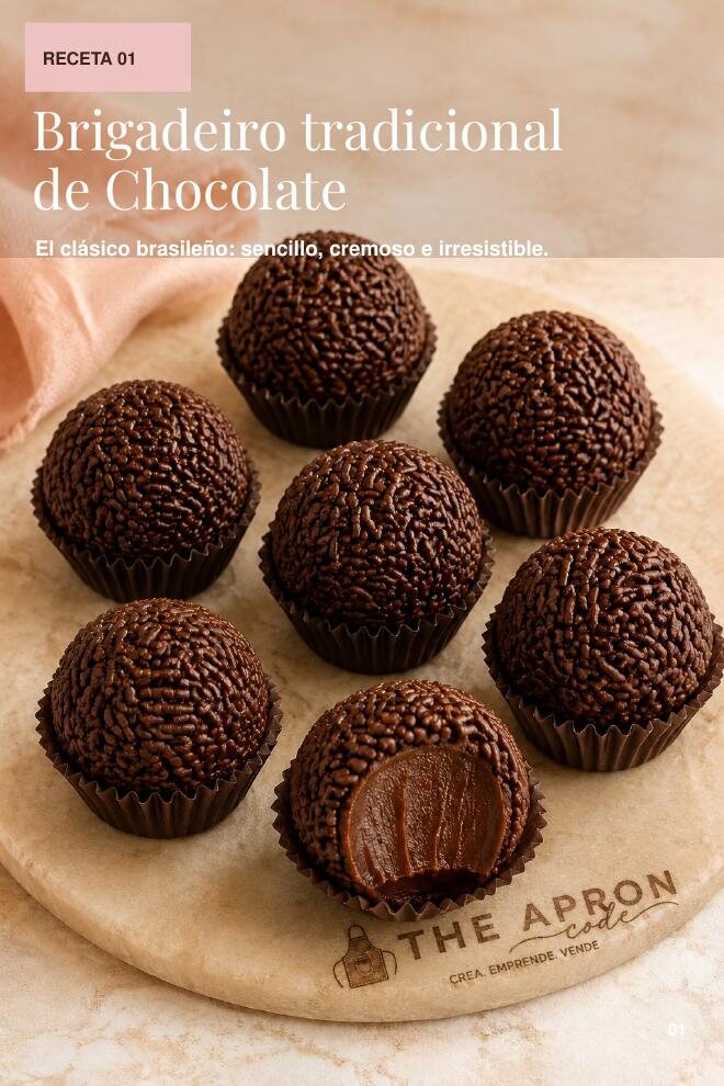 Brigadeiro tradicional de chocolate