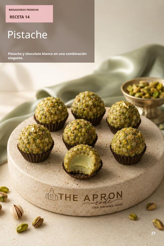 Brigadeiro premium de pistache